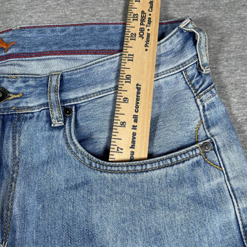 Tommy Bahama Jeans Mens 34x32 Blue Light Wash Straight Regular - Picture 11 of 12